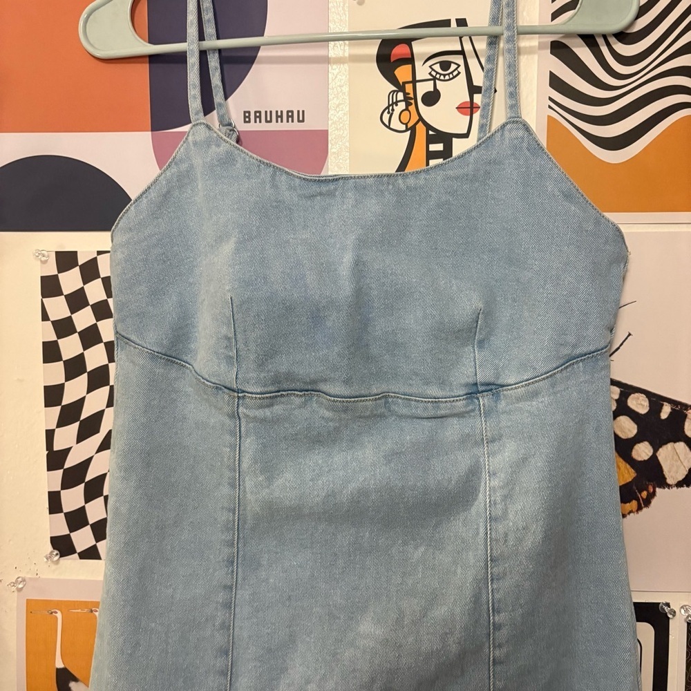 Vintage Lone Star Denim Mini Dress - Picture 7 of 11